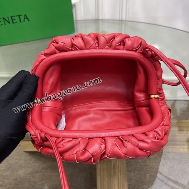 Bottega veneta高端女包 98061 寶緹嘉升級版小號編織雲朵包 BV經典款純手工編織羔羊皮女包  gxz1185
